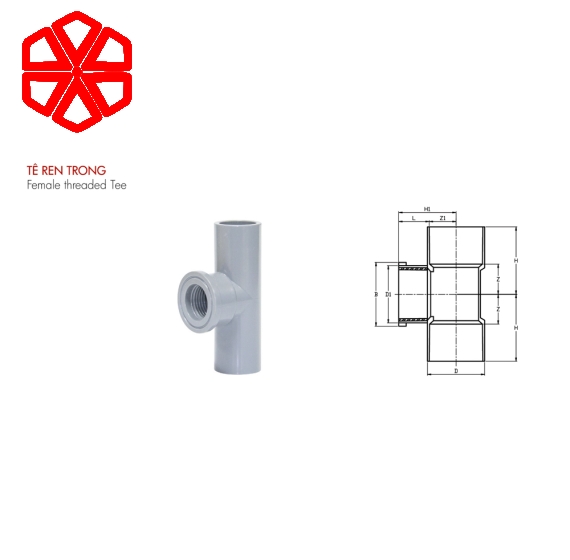 Tê ren trong PVC-U dày