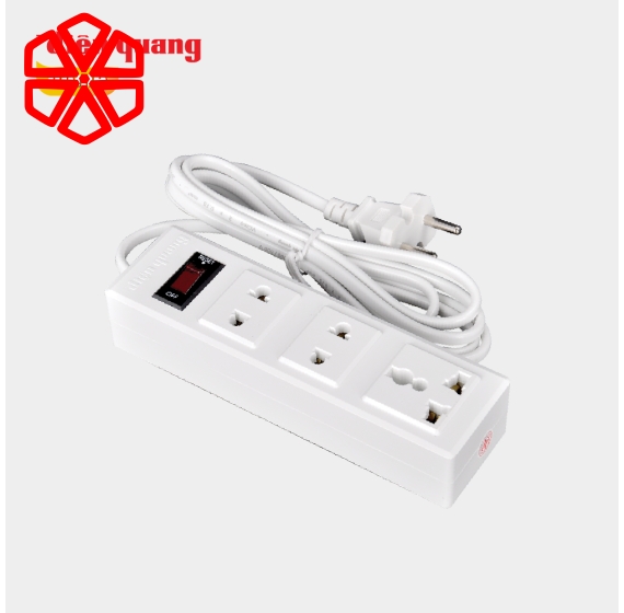 Ổ Cắm Điện Quang ĐQ 002A-02 ( 3 lỗ )