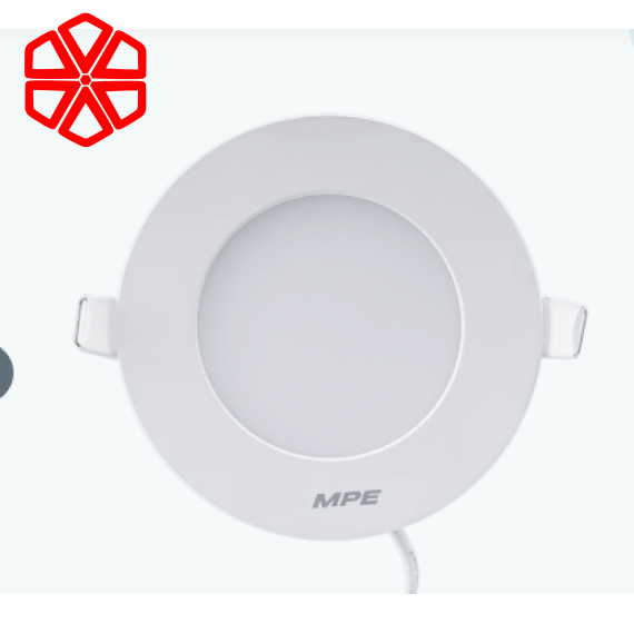 LED Panel âm trần nhựa mặt tròn 9W phi nhỏ ánh sáng trung tính RPL3-9SN