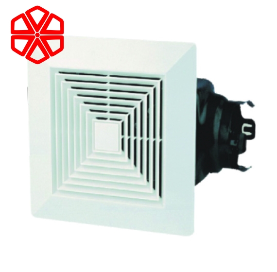 SPT217/34BF - Quạt hút gắn trần ống hút ngang - Lá gió tự mở - Thân sắt