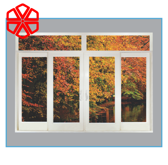  Cửa sổ 4 cánh mở trượt