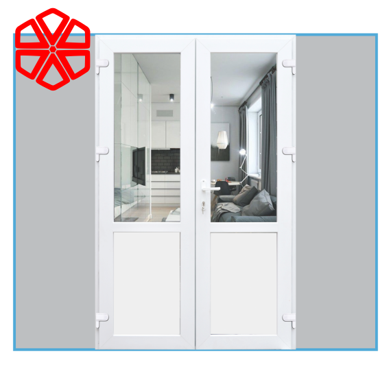 Cửa sổ 2 cánh mở ngoài không có khoang cố định