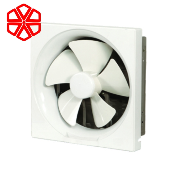 SPB20AD - Quạt thông gió gắn tường 1 chiều- Lá gió tự mở bằng công tắc - Không có màn che - Thân sắt