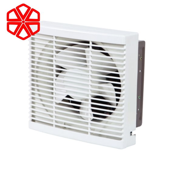 SSB20BS - Quạt thông gió gắn tường 2 chiều - Lá gió mở bằng công tắc - Loại có màn che - Thân sắt