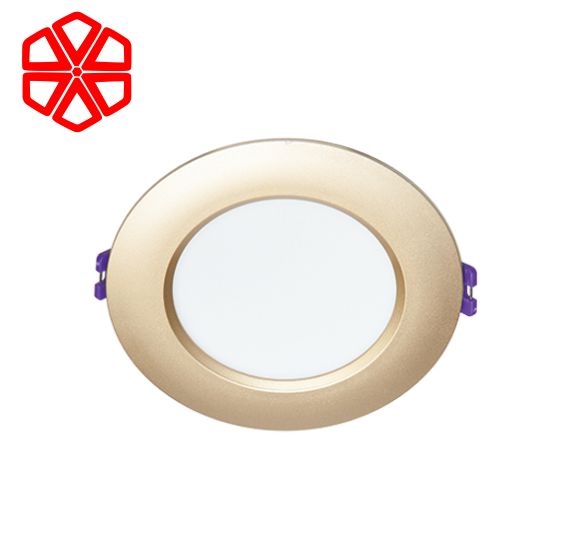  Đèn Downlight LED Malu Mặt Nhựa Màu Vàng Vát