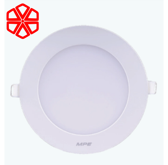 LED Panel âm trần nhựa mặt tròn 12W ánh sáng trắng RPL3-12T