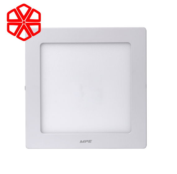 Led Panel ốp nổi nhôm, mặt vuông 12W - 3 chế độ màu SSPL-12/3C