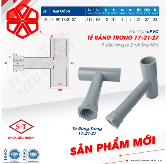 Tê Răng Trong 17x21-27