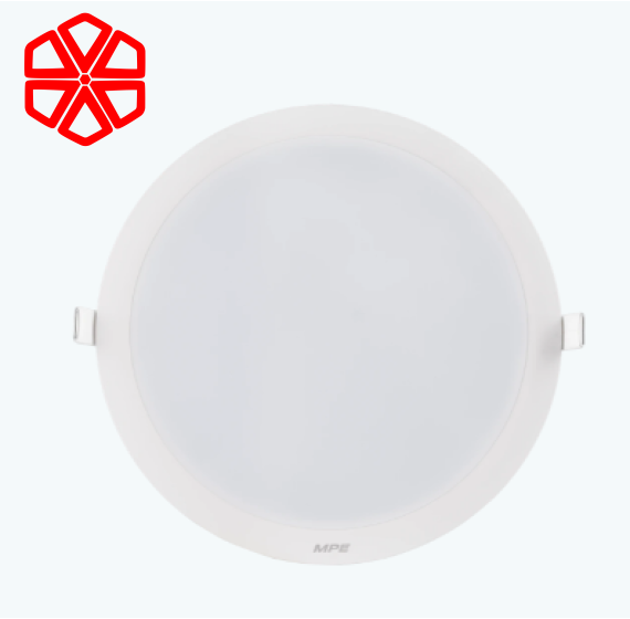 LED Panel âm trần nhựa mặt tròn 12W ánh sáng trung tính RPL2-12N