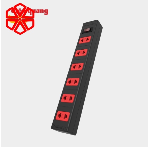 Ổ cắm Điện Quang ECO ĐQ ESK 62ECO ( 6 Lỗ 2 chấu )