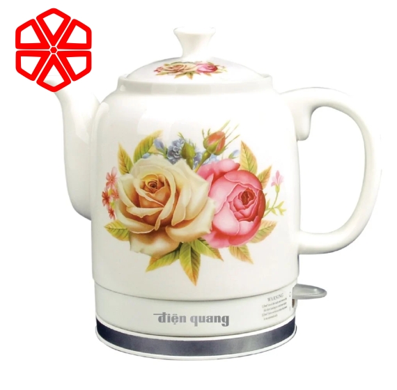 Ấm đun thân sứ siêu tốc Điện Quang ĐQ CEKT05 1515 B