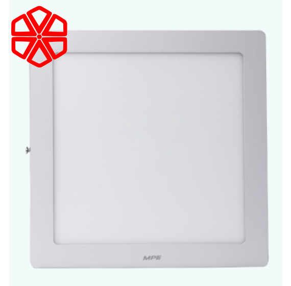 Led Panel ốp nổi nhôm, mặt vuông 24W - 3 chế độ màu SSPL-24/3C