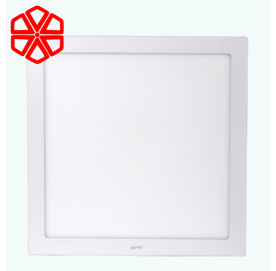 Led Panel ốp nổi nhôm, mặt vuông 24W ánh sáng vàng SSPL-24V