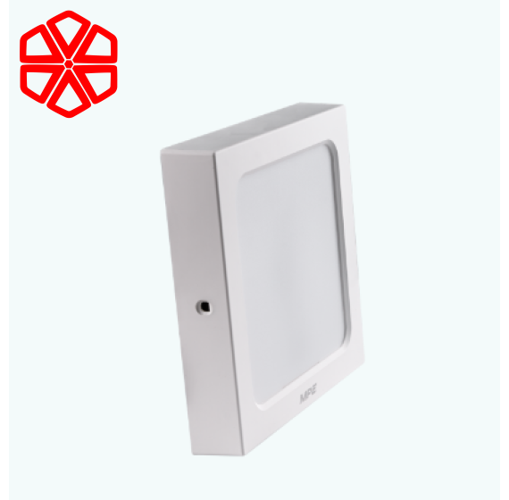 Led Panel ốp nổi nhựa, mặt vuông 24W ánh sáng vàng SSPL2-24V