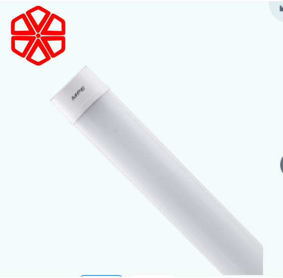 LED Bán Nguyệt thân đèn nhựa 18W ánh sáng trung tính BN-18N