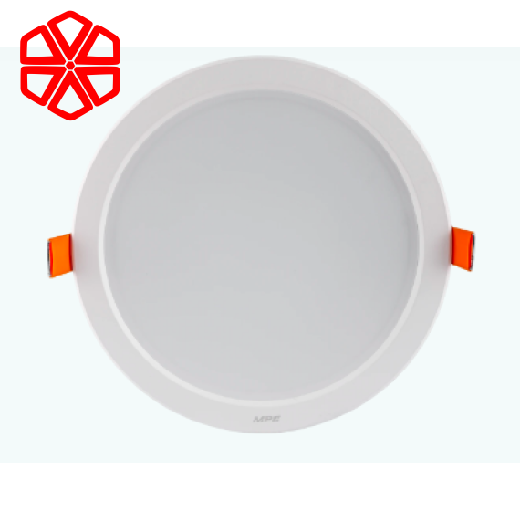 Led Downlight âm trần nhựa 18W - 3 chế độ màu DLE-18/3C