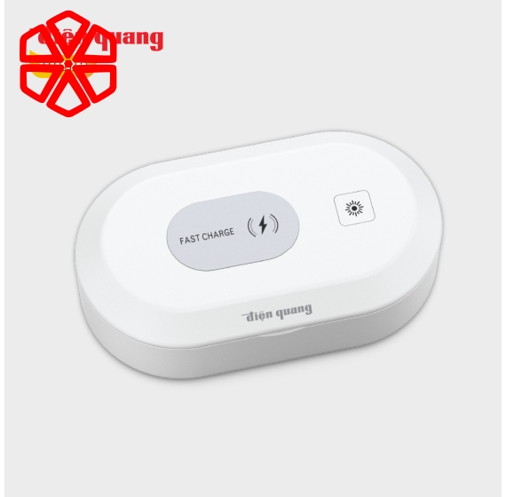 Hộp Diệt Khuẩn UVC Điện Quang ĐQ BOX01 02UV 15FWC ( 2W UV, 15W Fast Wireless Charging )