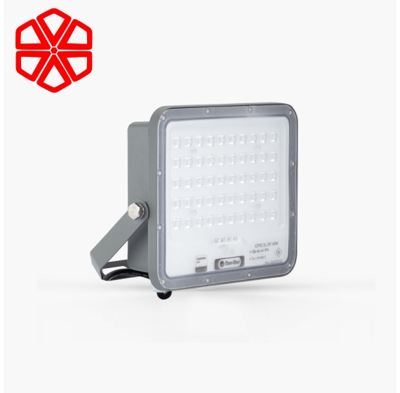 Đèn chiếu pha năng lượng mặt trời 40W tiêu chuẩn 