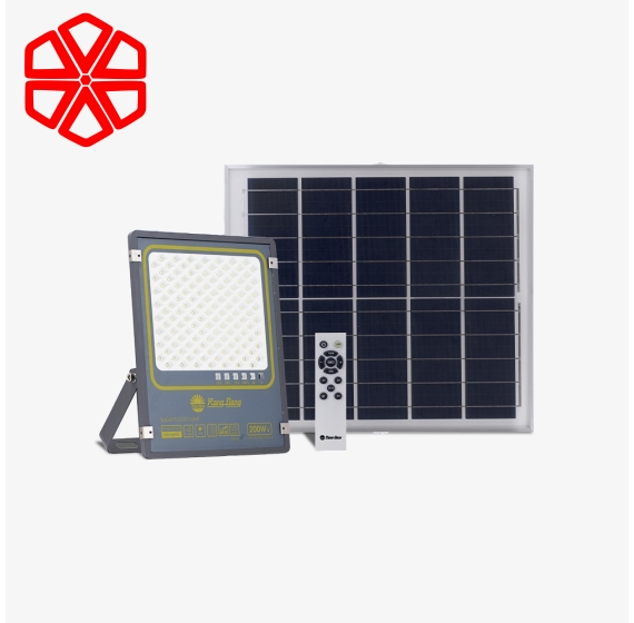 Đèn chiếu pha năng lượng mặt trời 200W có cảm biến 