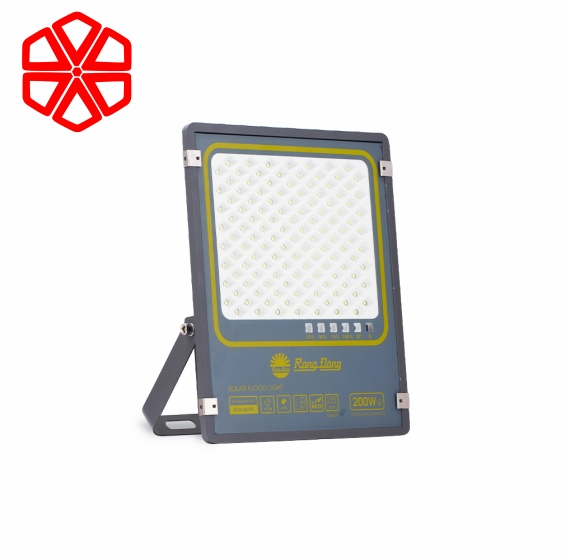 Đèn chiếu pha năng lượng mặt trời 200W có cảm biến 