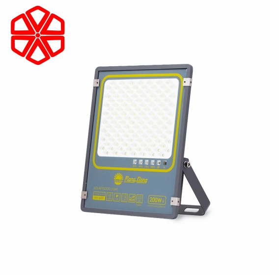 Đèn chiếu pha năng lượng mặt trời 200W có cảm biến 