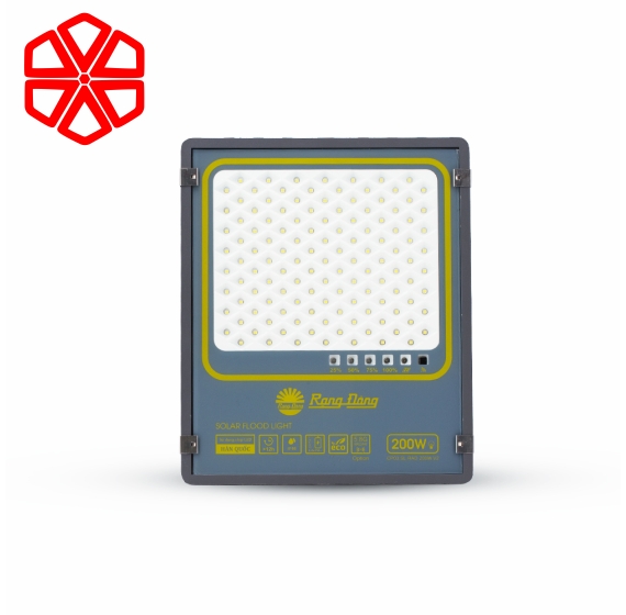 Đèn chiếu pha năng lượng mặt trời 200W có cảm biến 