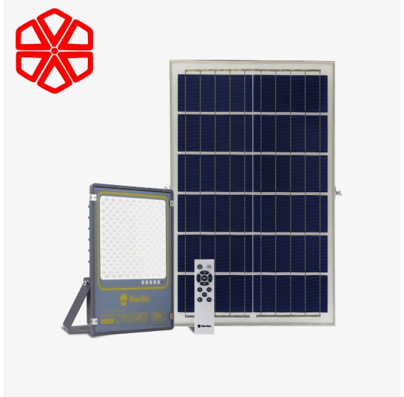 Đèn chiếu pha năng lượng mặt trời 300W có cảm biến 
