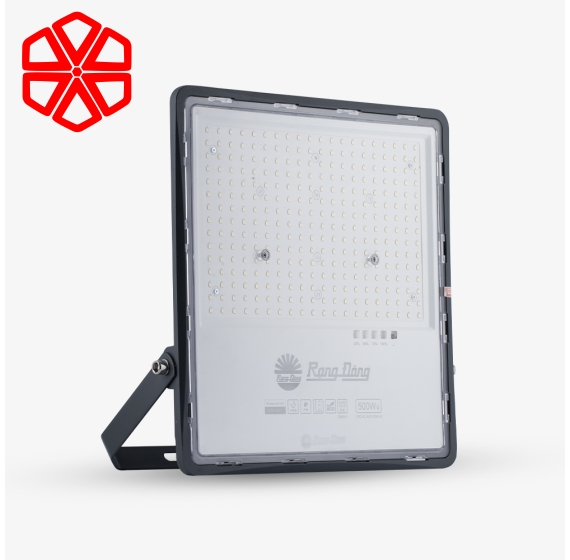 Đèn chiếu pha năng lượng mặt trời 500W có cảm biến 