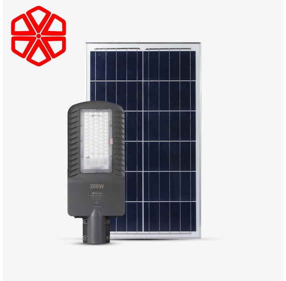Đèn đường năng lượng mặt trời 200W tiêu chuẩn 