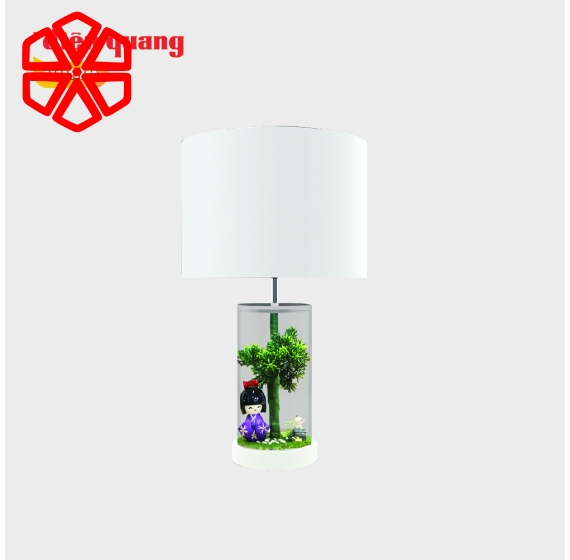 Đèn thủy tinh trang trí Điện Quang ĐQ DCL13 WW ( thân hình trụ, kimono, bóng LED, Ánh sáng vàng )
