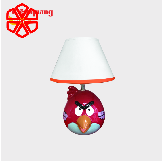 Đèn gốm sứ trang trí Điện Quang ĐQ DL13 WW ( Thân hình chim đỏ, bóng Led 5W, Ánh sáng vàng )