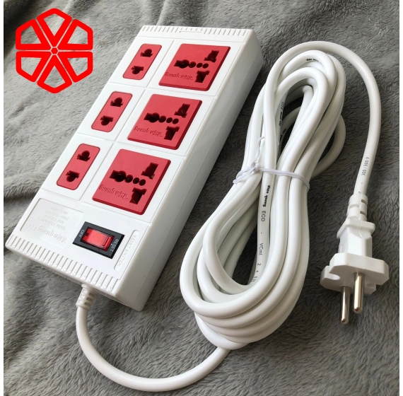 Ổ cắm Điện Quang ECO ĐQ ESK 6ECO ( 6 Lỗ )