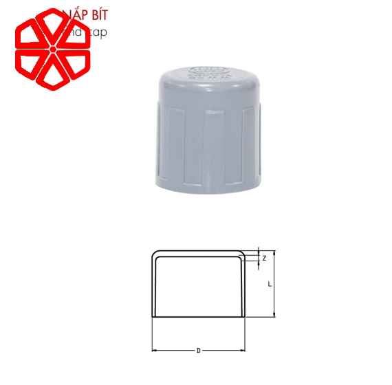 Nắp bít PVC-U mỏng