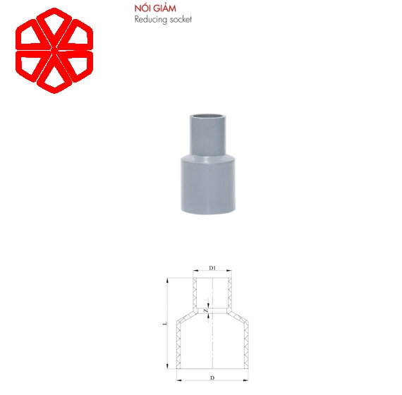 Nối giảm PVC-U dày