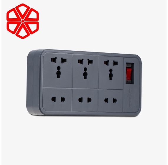 Ổ cắm kéo dài 2m màu đen 