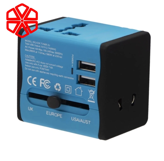 Ổ cắm du lịch Điện Quang ĐQ ESK TV06 2U ( 2 cổng USB )