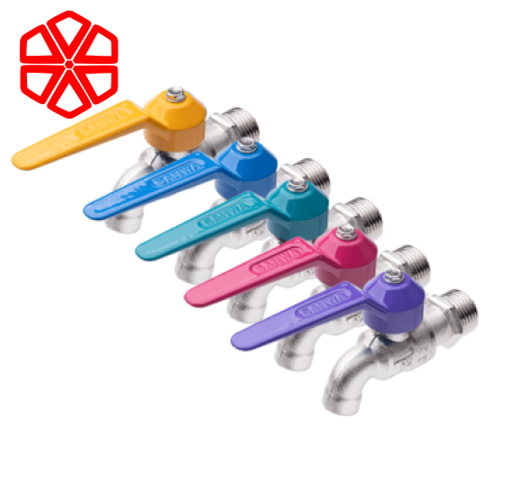 Vòi bi mầu đầu ngắn SANWA