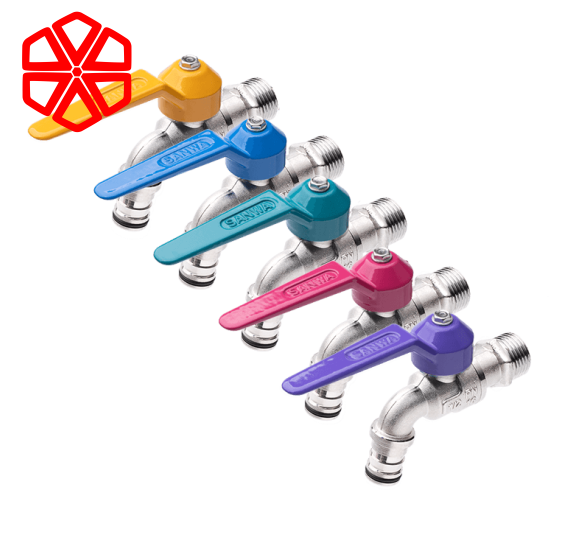 Vòi bi mầu đầu dài SANWA