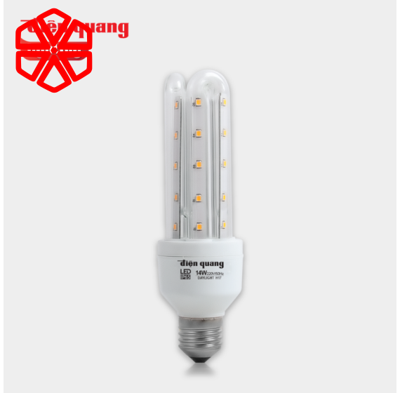 Đèn LED Compact Điện Quang ĐQ LEDCP01 10727AW (10W, Ánh sáng vàng, chống ẩm)