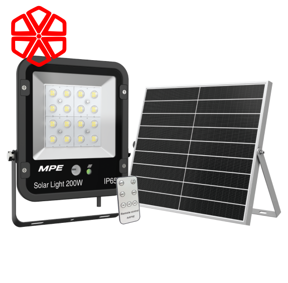 LED pha năng lượng mặt trời 200W ánh sáng trắng SFLD2-200T