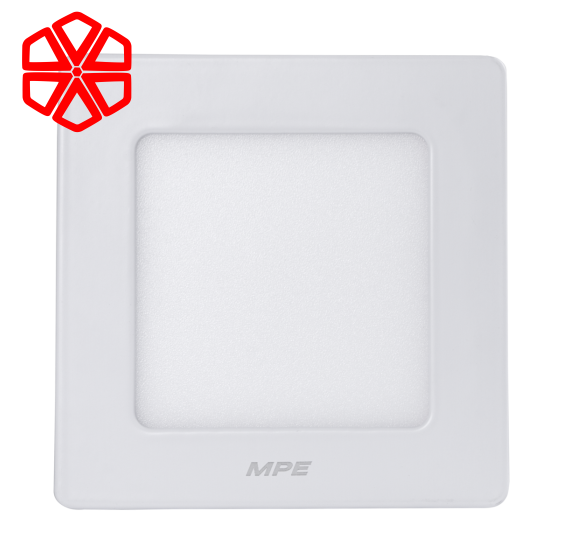 Led Panel ốp nổi nhôm, mặt vuông 12W ánh sáng vàng SSPL-12V