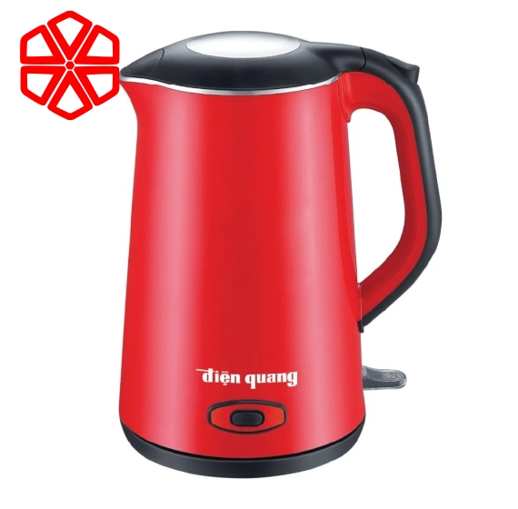 Ấm đun nước cao cấp Điện Quang ĐQ EKT09 1515 KW ( 1500W, 1.5L, inox 304, vỏ 2 lớp, có chức năng giữ ấm )