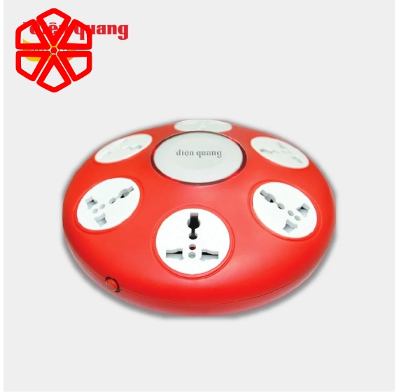 Ổ cắm Điện Quang ĐQ ESK.106 ( Kiểu UFO 6 lỗ 3 chấu )